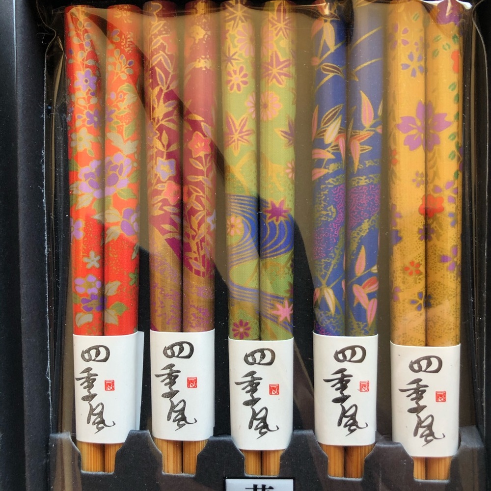 Chopsticks five sets NEW Kufah
